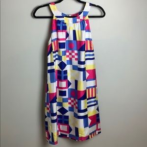 Vineyard Vines Nautical flag silk dress size 10